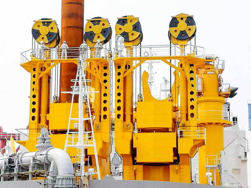 台车定位桩系统 