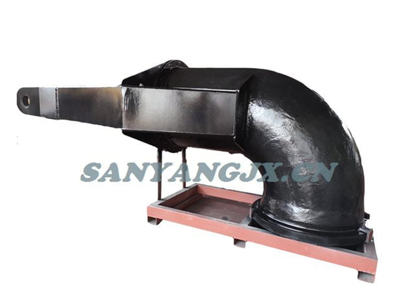 带臂件的挖泥机吸力弯管